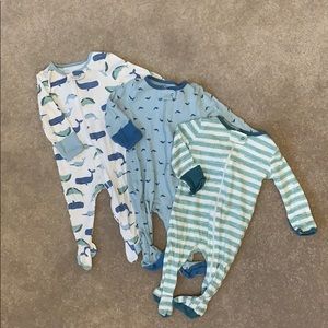 3-6 month footed sleepers